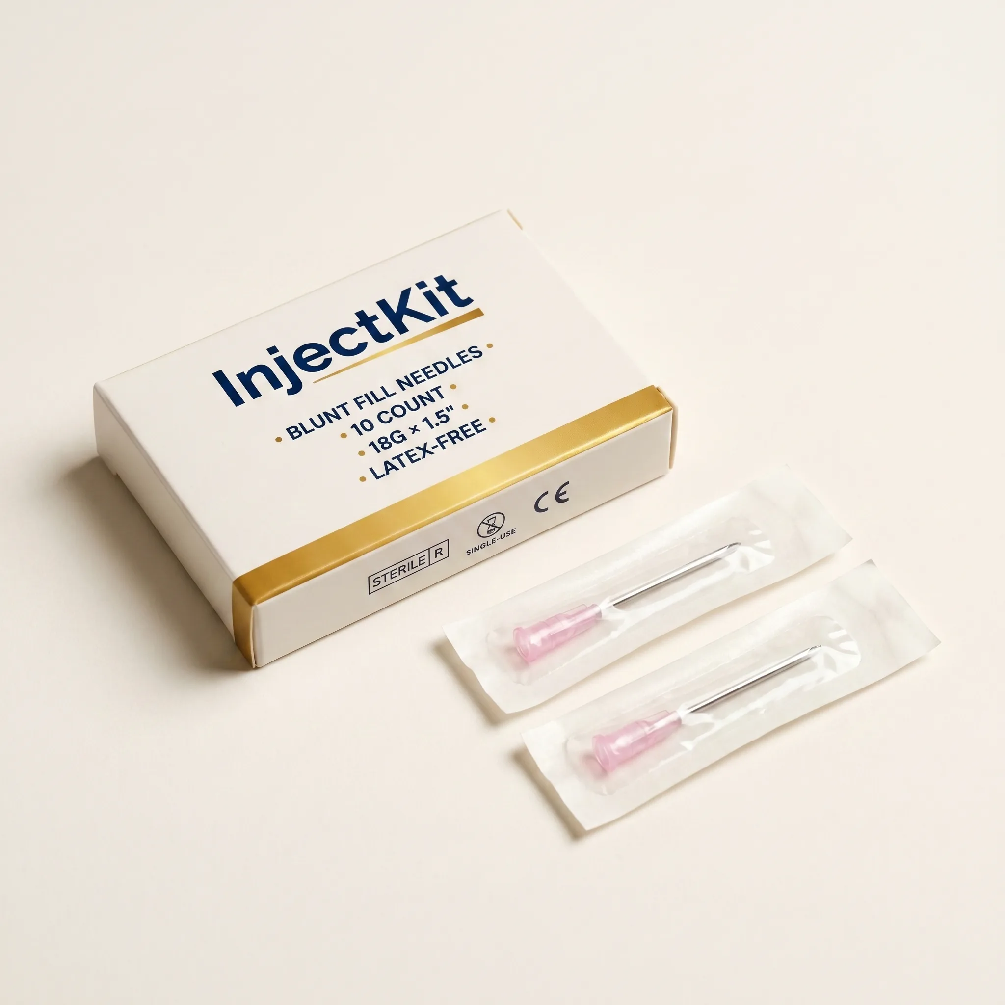 Sterile IM Needle 18G x 1-1/2