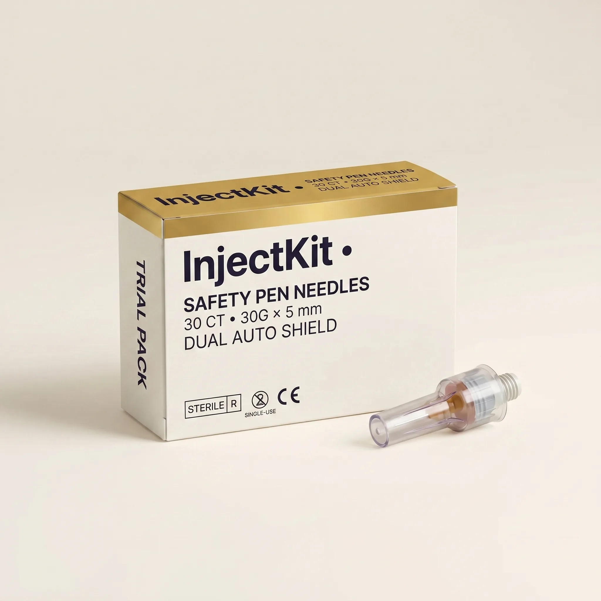 Safety Pen Needles 30G × 5mm — Trial Pack (30)