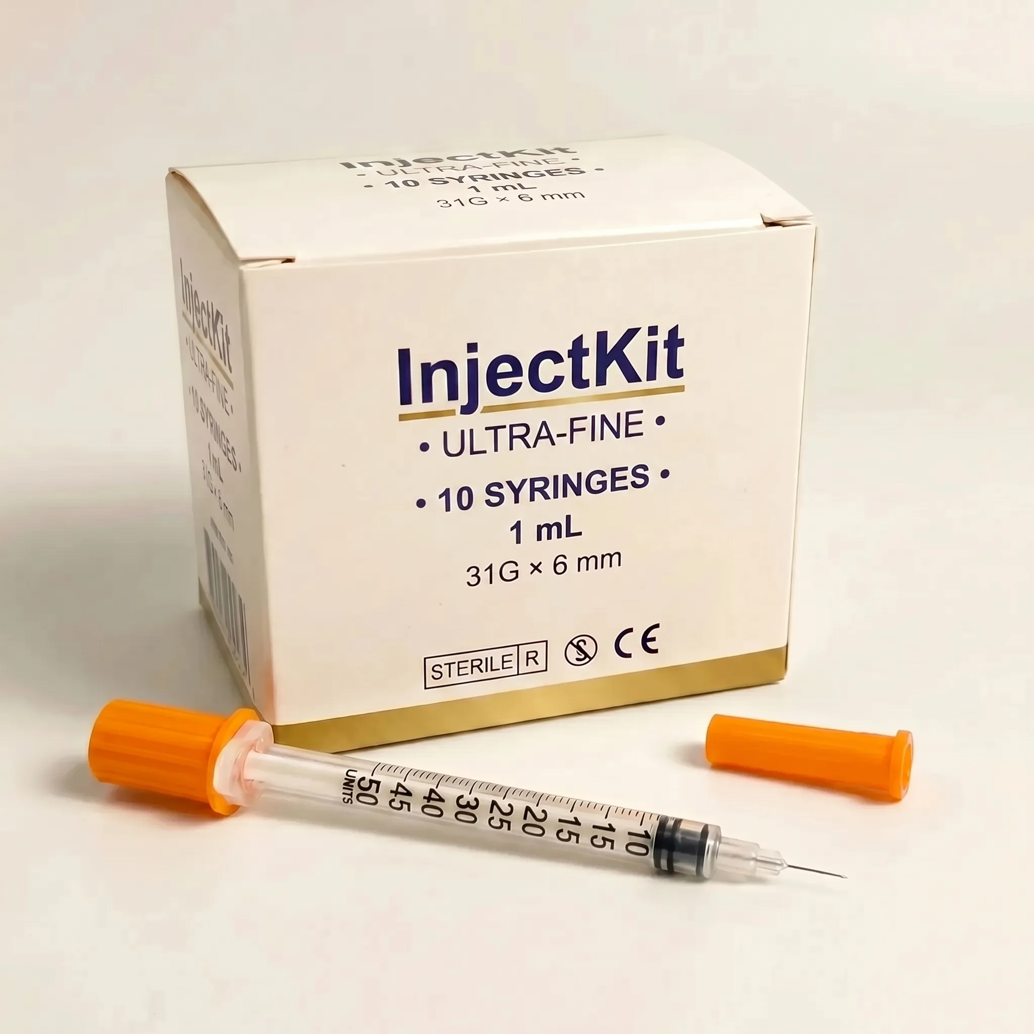 31G x 6mm Sterile Syringes