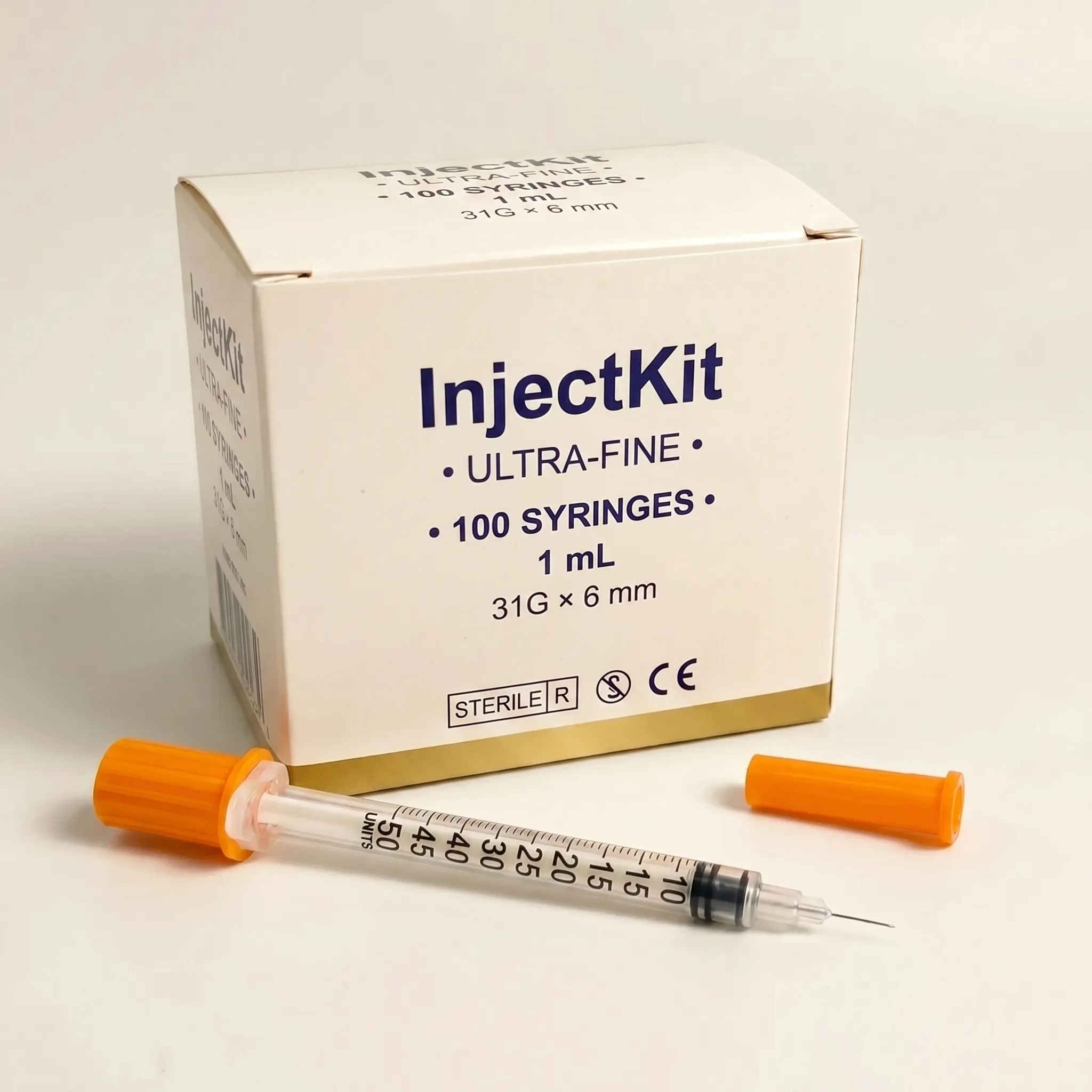 31G x 6mm Sterile Syringes